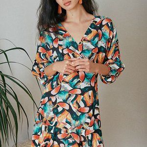 FARM Rio Tucanes Mini Dress Toucans NWT